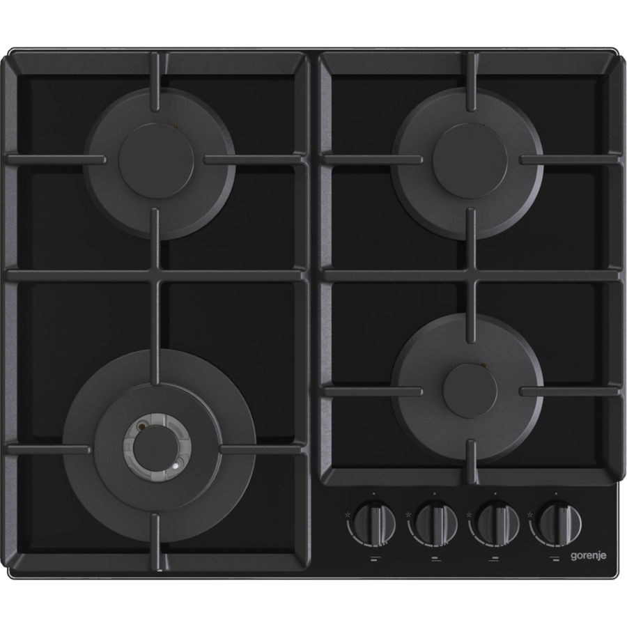 Plita Incorporabila GTW641EB Gaz 4 Arzatoare Wok Negru