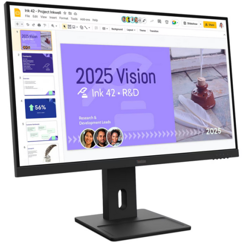 Monitor 64BDGAT4EU ThinkVision E27Q-40 27inch 2560 x 1440pixeli 4ms GtG Negru