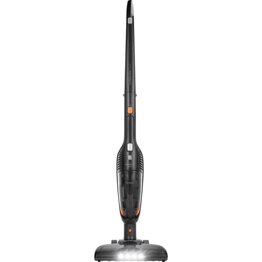 Aspirator Vertical fara Fir FreeStyle LEDVision SVC144FBK 0.6L 14.4V Autonomie Max 38 Minute Iluminare LED Negru