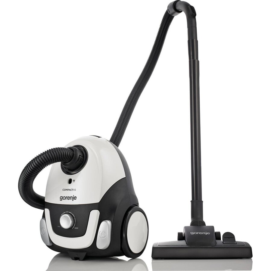 Aspirator cu Sac Compact XS VCEA11CXWII 2L Filtru HEPA Putere 750W Alb/Negru
