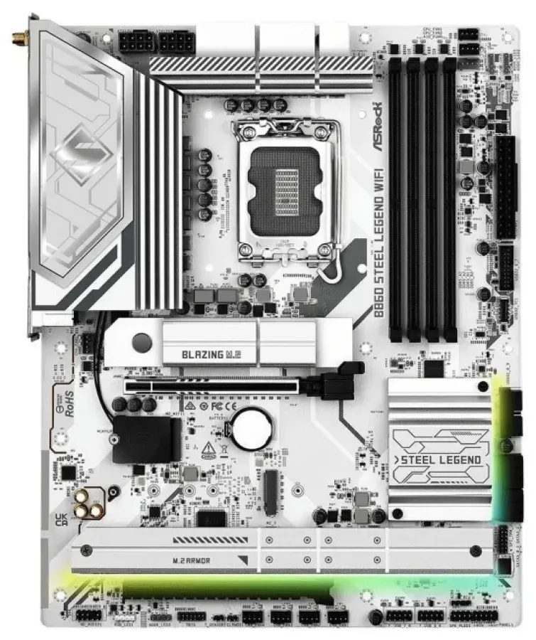 Placa de Baza Asrock B860 Steel Legend WiFi — imaginea 3