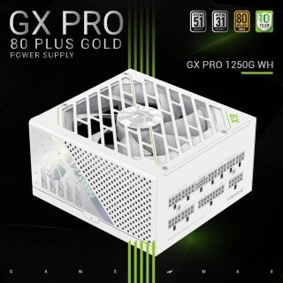 Sursa Gamemax GX PRO 1250G WH 1250W Gold Full Modular White — imaginea 4
