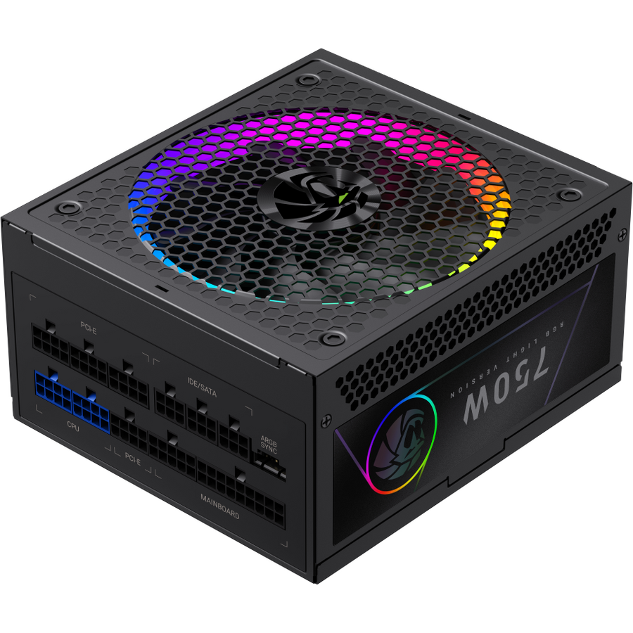 Sursa Gamemax RGB 750G 750W Gold Full Modular Negru — imaginea 5
