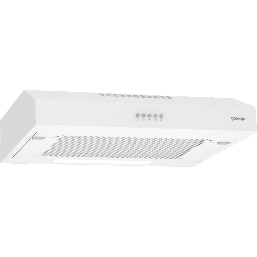 Hota Clasica WHU629EW 1 Motor 3 Trepte de Putere Filtru Sintetic Latime 60CM 45W Alb
