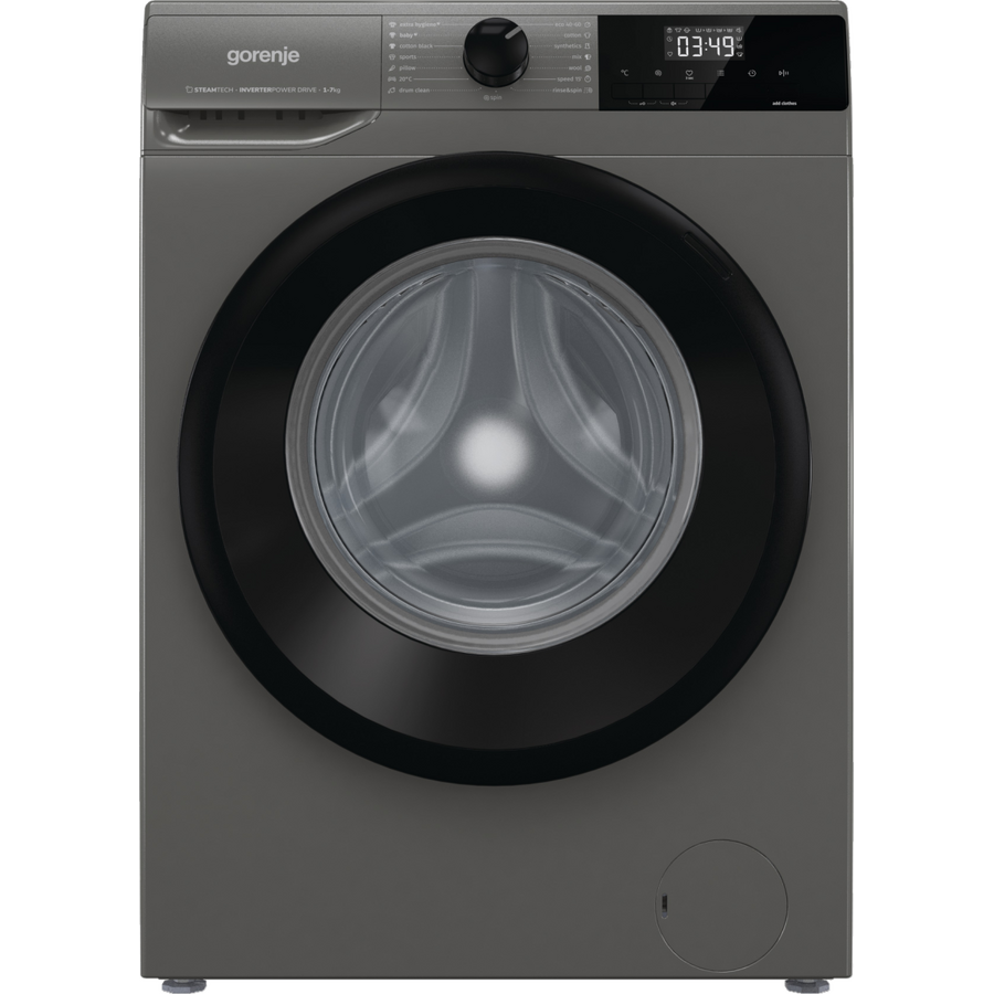 Masina de Spalat Rufe Frontala WNHEI74SAS/A Slim SteamTech Capacitate 7KG 1400RPM Clasa A Gri Antracit