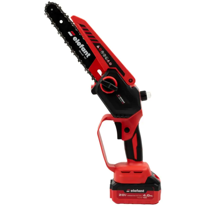 Mini Fierastrau cu Lanț și Acumulator Elefant EBS-104 20V/4Ah Brushless