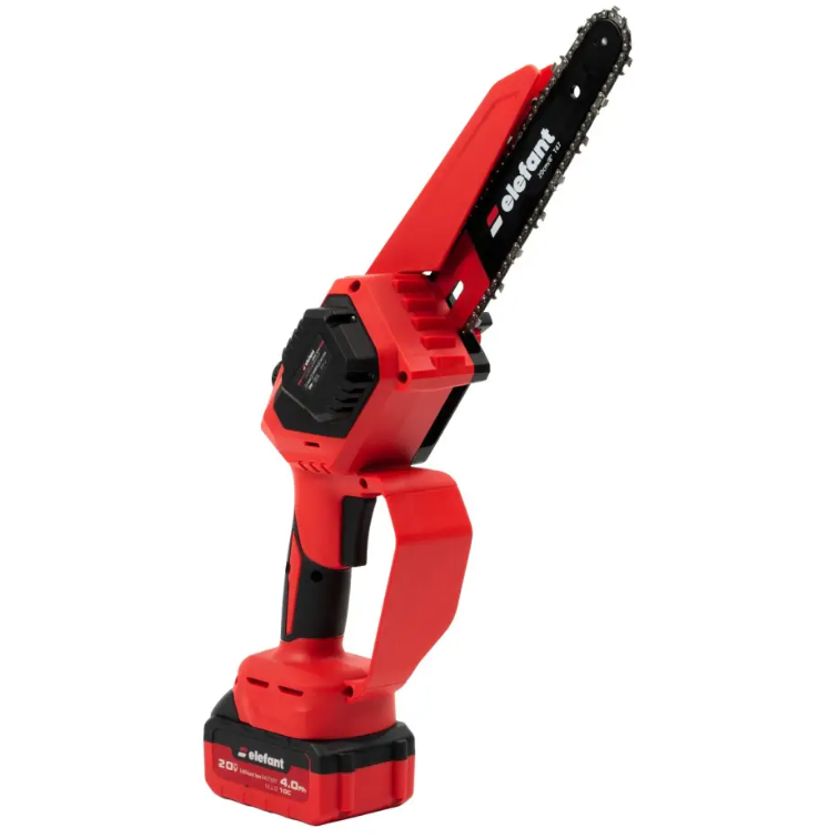 Mini Fierastrau cu Lanț și Acumulator Elefant EBS-104 20V/4Ah Brushless — imaginea 2
