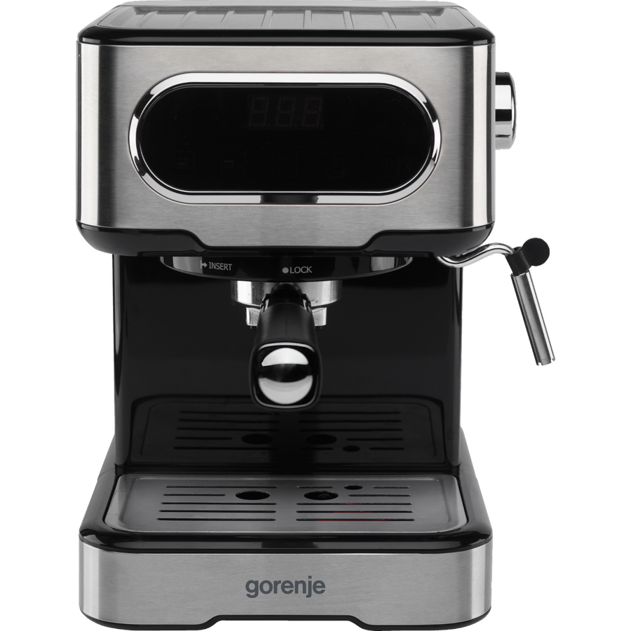 Espressor Manual ESCM15DBK Rezervor Apa 1.5L Presiune 15 Bar Putere 1100W Negru/Argintiu