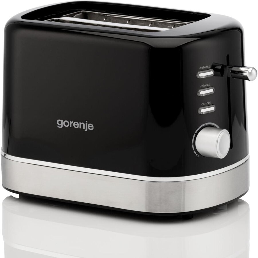 Prajitor de Paine T800DB 2 Felii 7 Niveluri de Rumenire 800W Negru/Argintiu