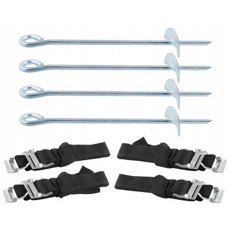 Set Accesorii Trambulina MY2907 4 Ancore Universale si 4 Curele