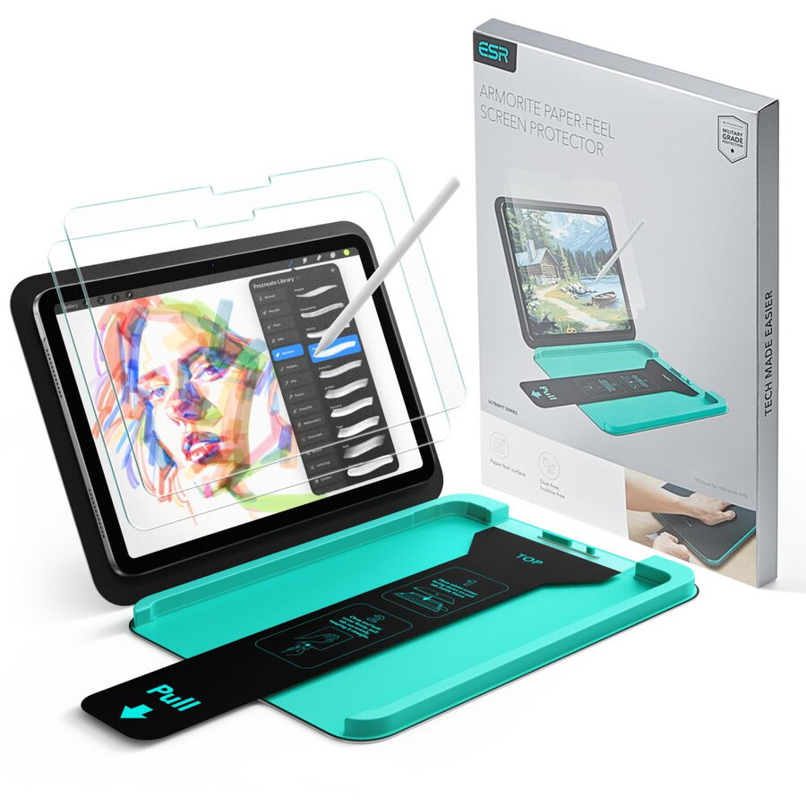 Folie protectie tableta Paper Feel compatibila cu iPad Air 11 inch 2024/2025/2026, Transparent