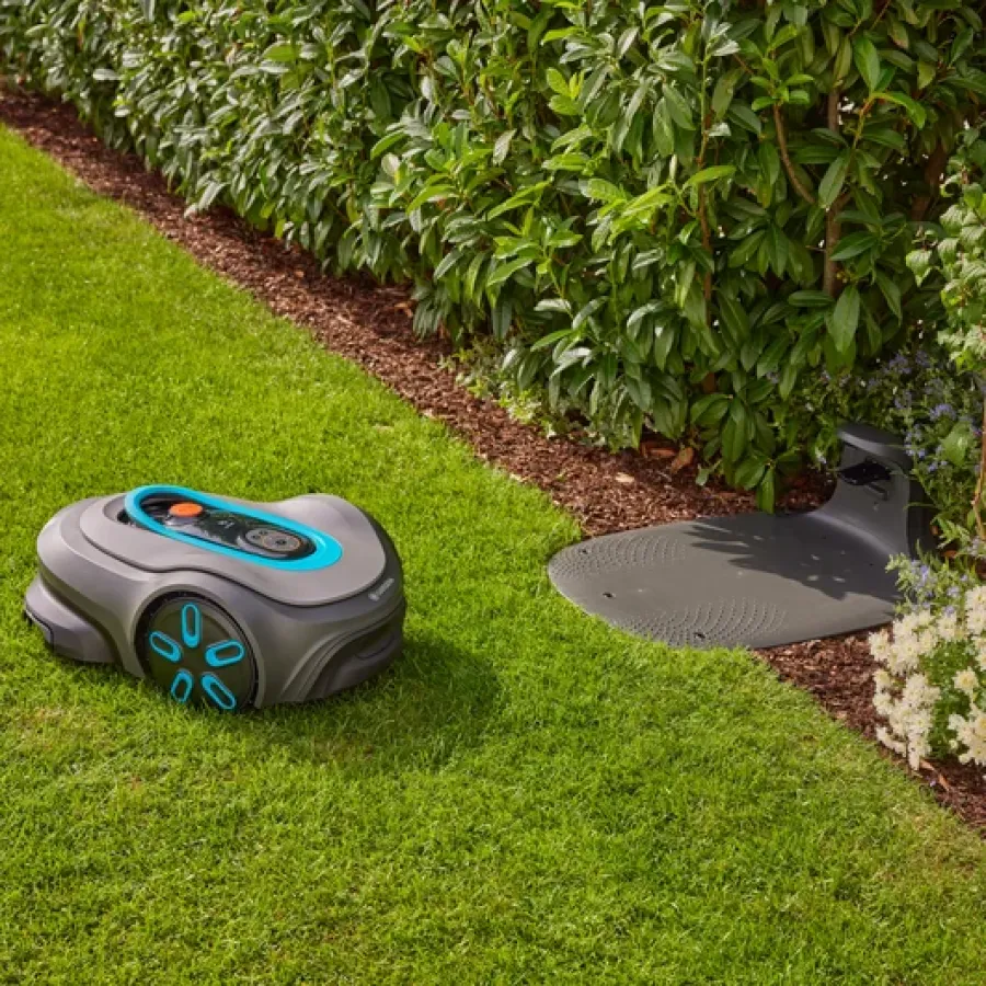 Robot de Tuns Gazonul / Iarba Gardena SILENO Pro Smart (19802-20) 600mÂ² Control Aplicație Gri/Albastru — imaginea 6