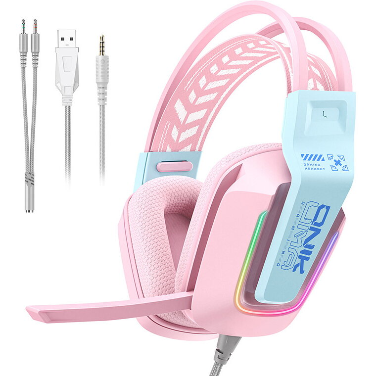 Căști Gaming Onikuma X13 Pink — imaginea 2