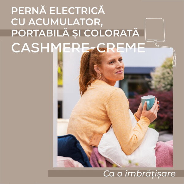 Pernă Electrica Beurer HK 77 cu Acumulator Crem — imaginea 2
