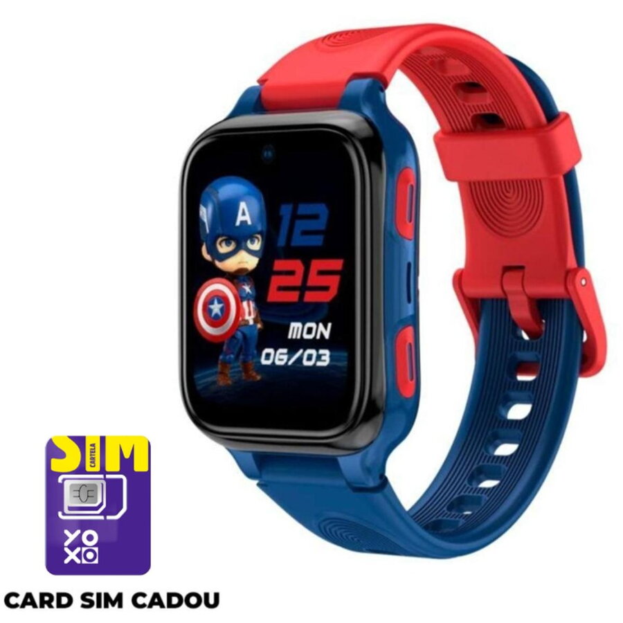 Smartwatch LAGENIO pentru Copii K9 Premium 4G cu Funcție Telefon & AI Slim Localizare GPS Control Parental Buton SOS Albastru