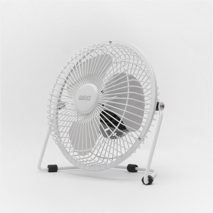 Mini Ventilator de Birou 5V Alb