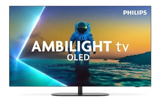 Philips Televizor 55OLED810/12 55inch OLED 4K UHD HDR DVB-T2/C/S2 Smart TV Wi-Fi Bluetooth 144Hz Negru