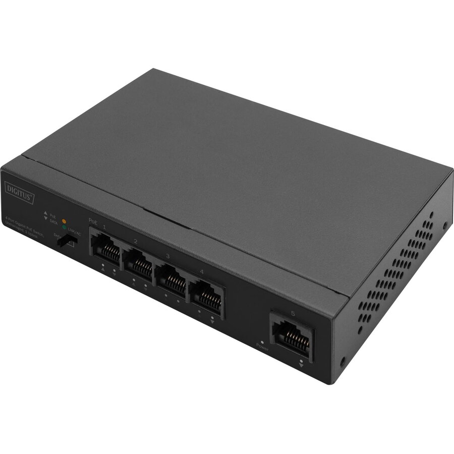Accesoriu server 4+1-Port Gigabit PoE (black)