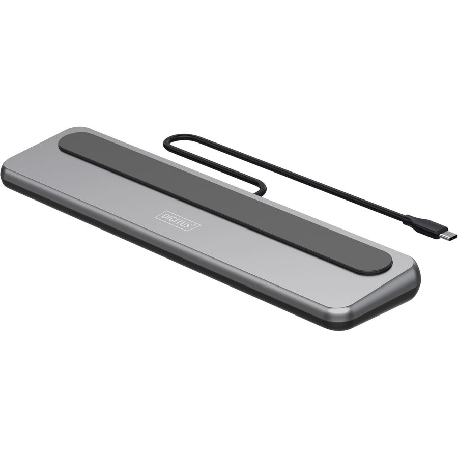 Docking Station DA-70919 12 Porturi Interfata USB-C Maxim 8K Gri/Negru
