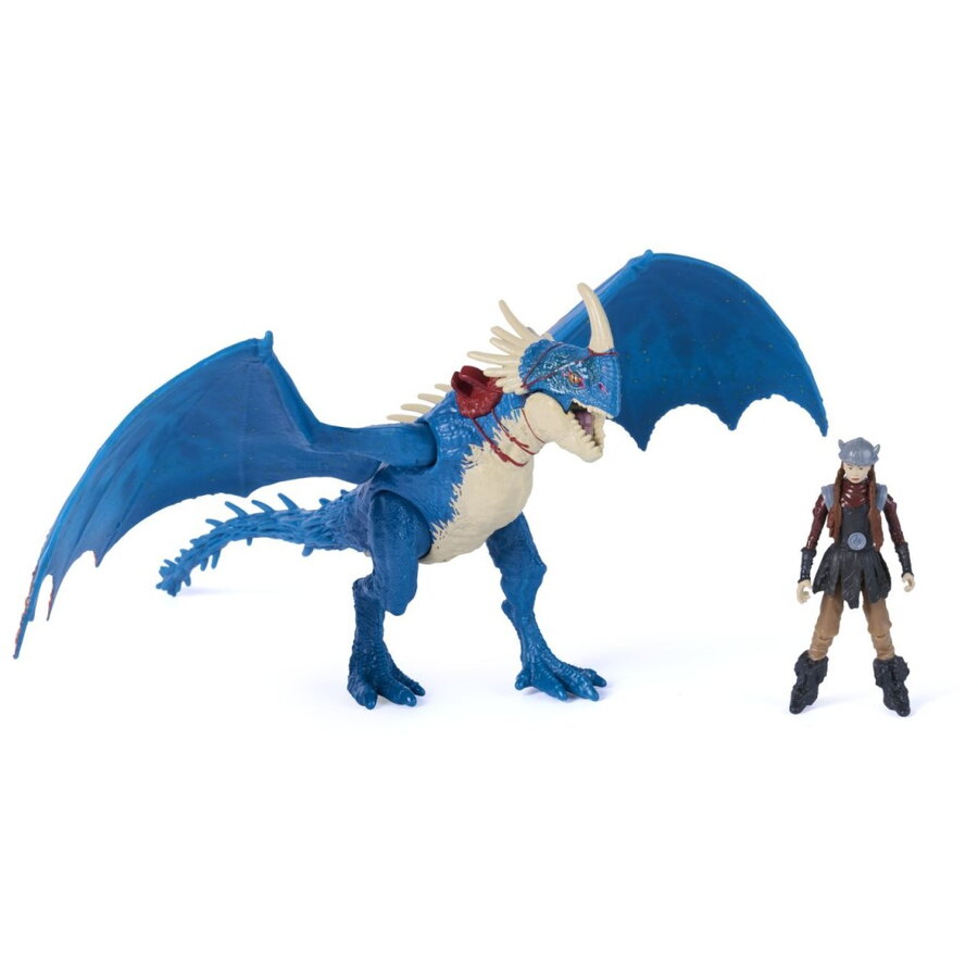 Set Spin Master Cum sa iti dresezi dragonul incercarea flacarii dragon deadly nadder și astrid +4 ani