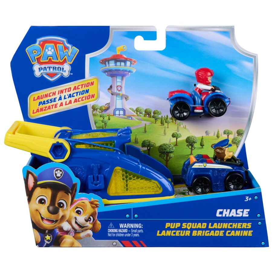 Set Spin Master Patrula cățelușilor chase și vehicul cu lansator +3 ani