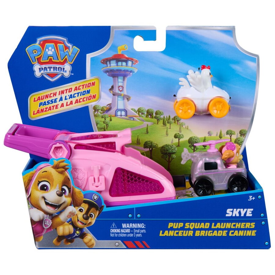 Set Spin Master Patrula cățelușilor și vehicul cu lansator copii +3 ani