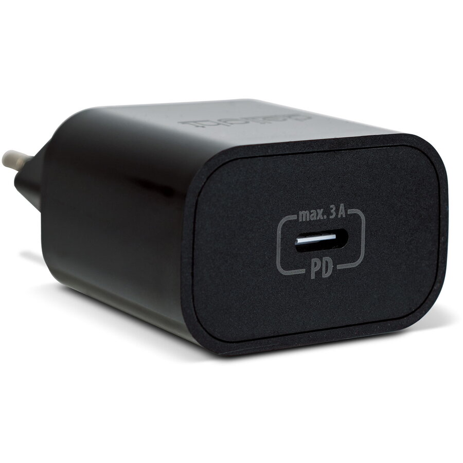 Incarcator Rapid USB C PD 20W Adaptor Priza Type C Universal Fast Charge Negru