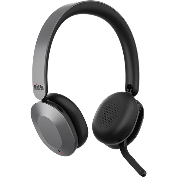 Casti cu Microfon ThinkPad 8550 Aura Edition Dual-Mode Wireless ANC Certificare Teams USB-C Gri/Negru