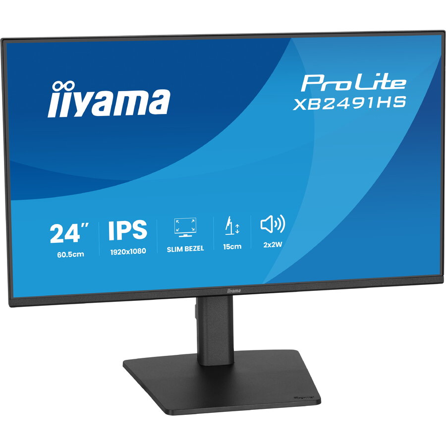 Monitor 23.8inch ULTRA THIN IPS PANEL/1920X1080 Negru