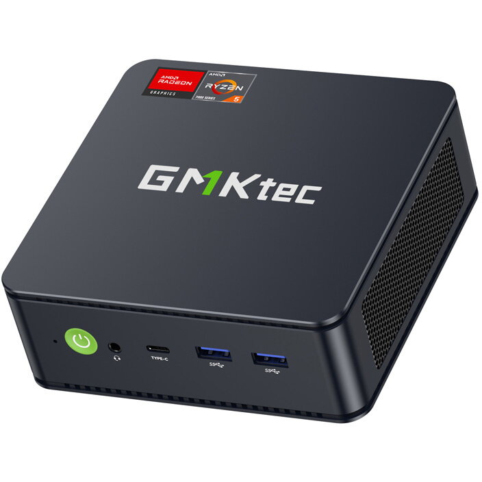 Mini PC M6 Ultra AMD Ryzen 5 7640HS 32GB 1TB SSD Windows 11 Pro Black