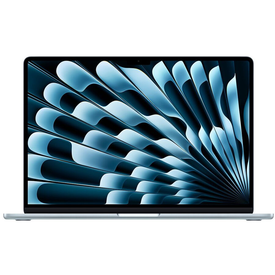Laptop MacBook Air 15.3 inch Liquid Retina M5 10-Core 16GB 2TB SSD macOS Sky Blue