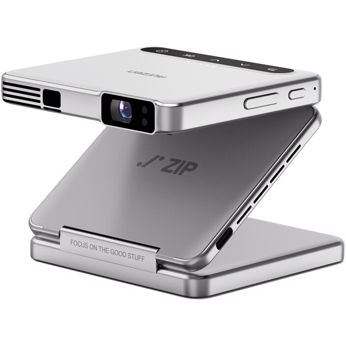Mini Proiector Zip Tri-Fold Bluetooth Argintiu