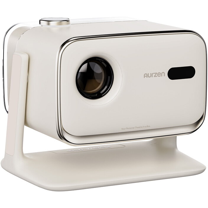 Videoproiector Boom Mini Rezolutie Full HD Dolby Audio Wi-Fi Bluetooth Alb