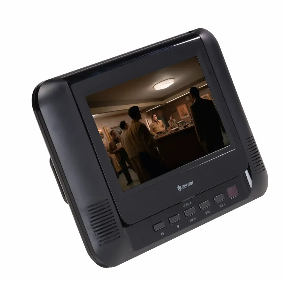 DVD Player Portabil Denver MTW-793 cu 2 Ecrane 7Inch CD / DVD / USB Flash Negru — imaginea 4