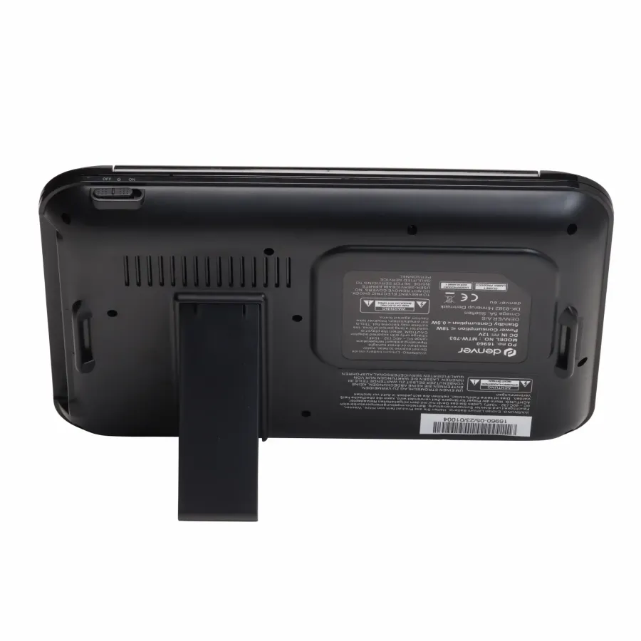 DVD Player Portabil Denver MTW-793 cu 2 Ecrane 7Inch CD / DVD / USB Flash Negru — imaginea 6