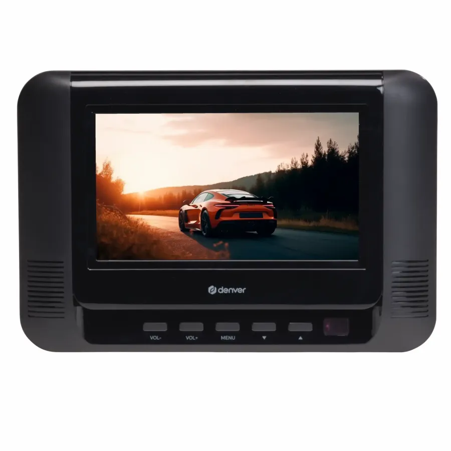 DVD Player Portabil Denver MTW-793 cu 2 Ecrane 7Inch CD / DVD / USB Flash Negru — imaginea 2