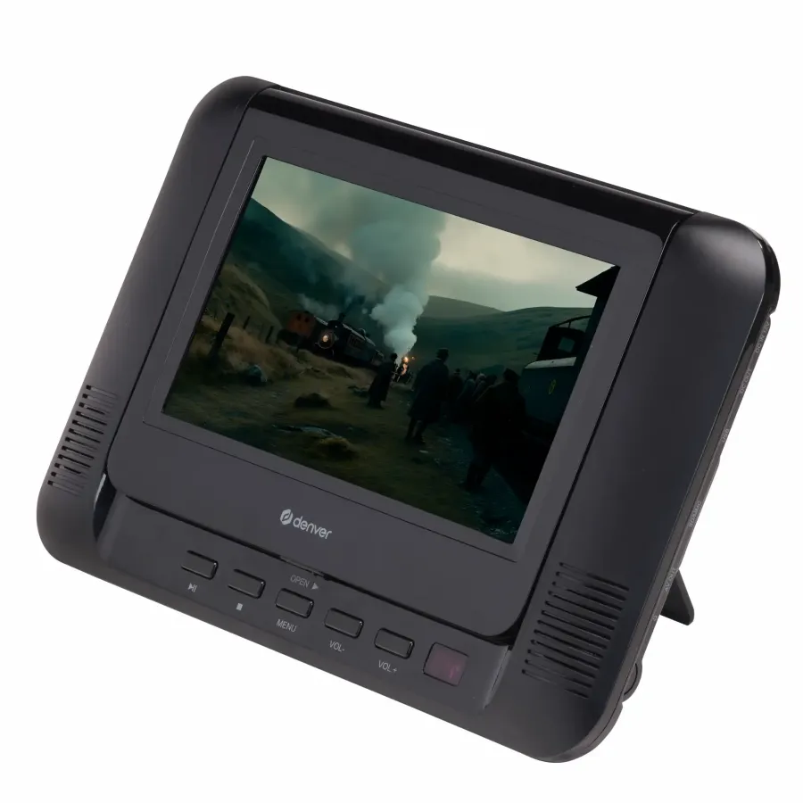 DVD Player Portabil Denver MTW-793 cu 2 Ecrane 7Inch CD / DVD / USB Flash Negru — imaginea 5
