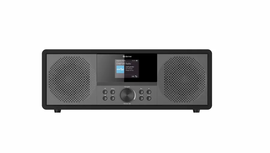 Microsistem Audio Denver MIR-270B Internet Radio CD Player Bluetooth Putere RMS 2 x 10W Negru