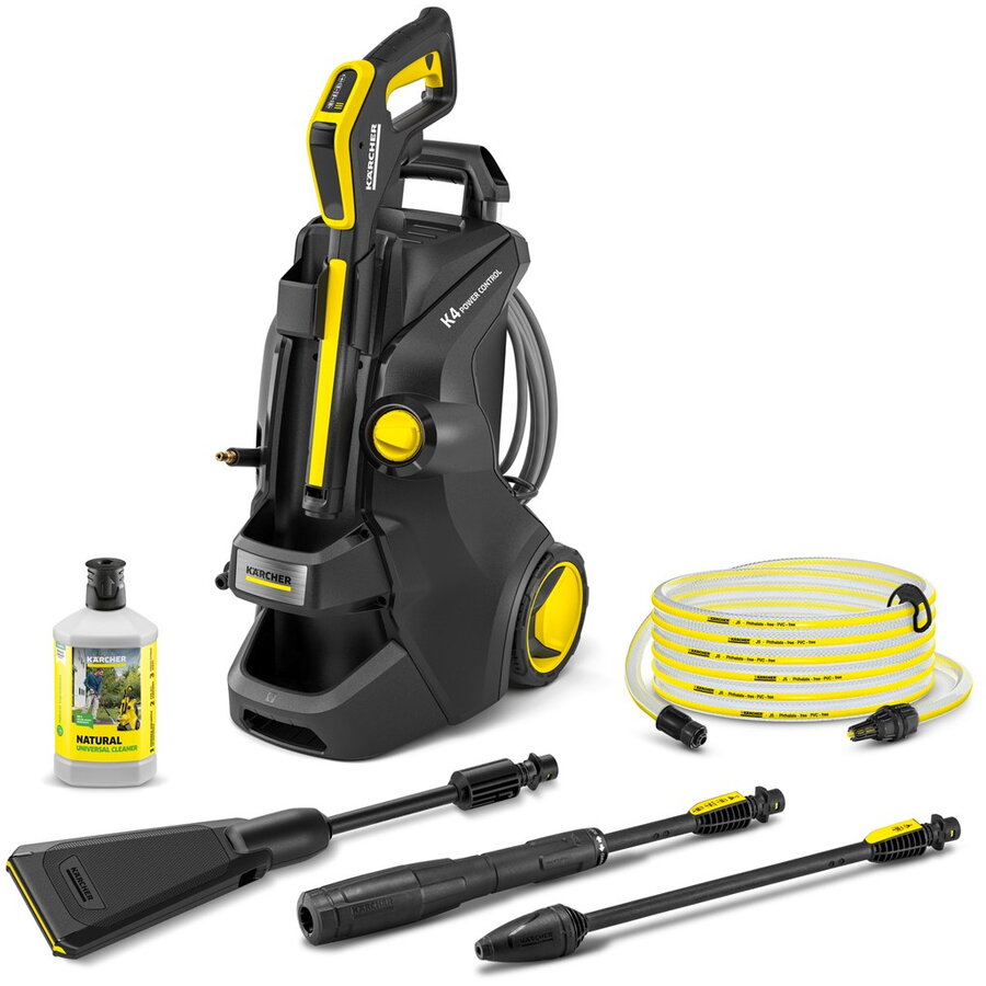 Aparat de Spalat cu Presiune K 4 Power Control Go!Further (1.324-312.0) Debit Maxim 420L/H 1800W Negru/Galben