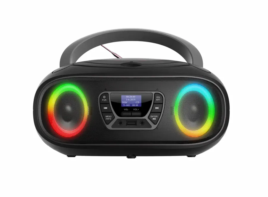 CD Player Denver Boombox TDB-212GR Radio DAB+/FM Bluetooth Gri/Negru