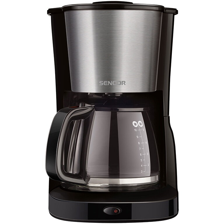 Cafetiera SCE 3050SS 1.25 Litri 1000W Black