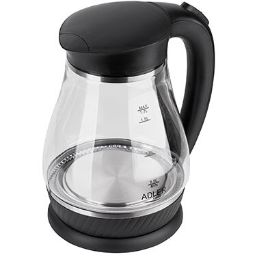 Fierbator Electric AD 1274 Recipient Sticla 1.7L Putere 2200W Negru
