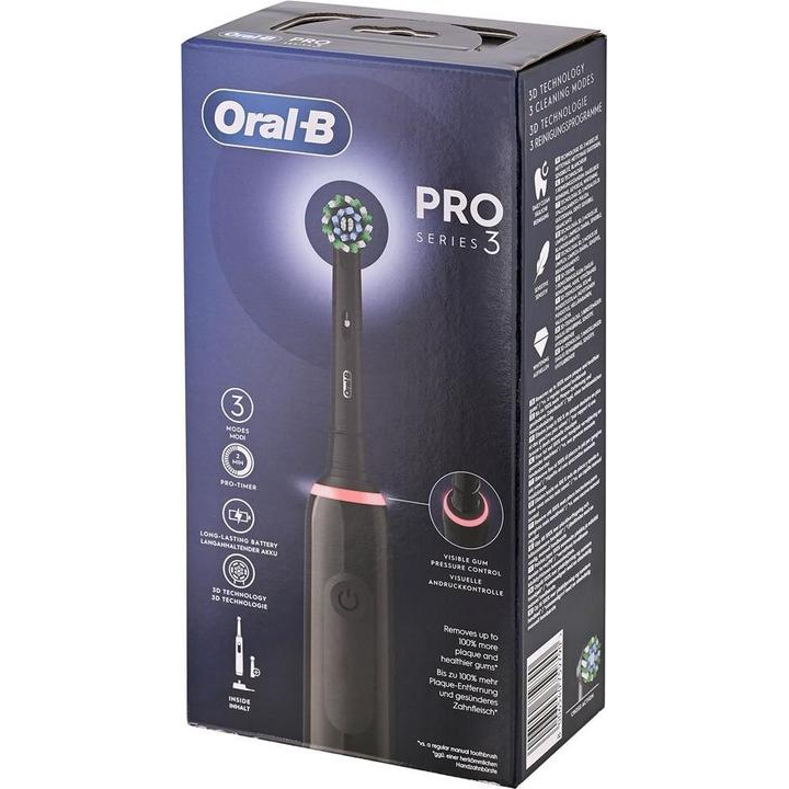 Periuta de Dinti Electrica Pro 3 3000 Cross Action Black