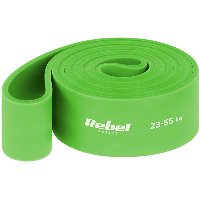 Banda Elastică Rebel Latex 208cm 23-55kg Green