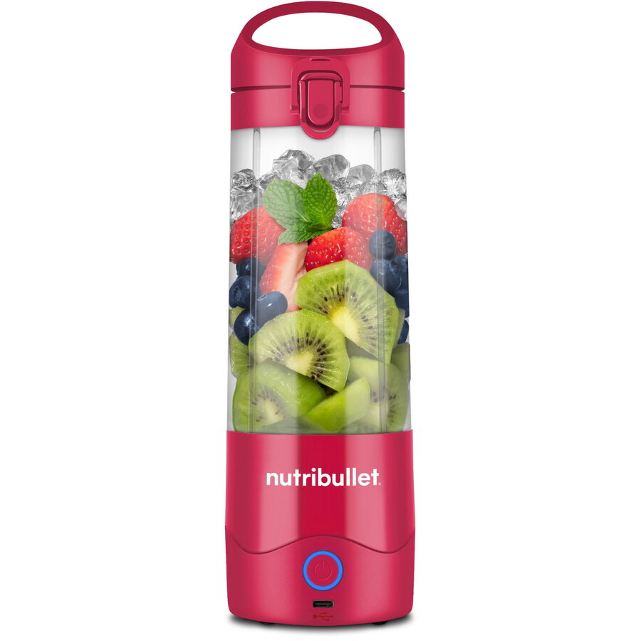 Blender Portabil NBP003MA Capacitate 0.475L Baterie 2000mAh Reincarcabila USB Magenta