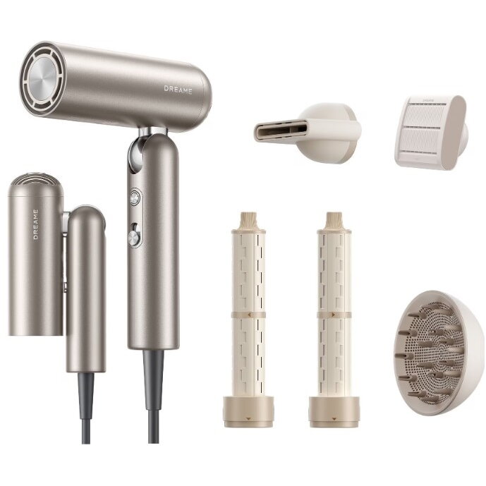 Uscător de Par Dreame AHD51 Pro-Titanium Pocket 1300W Auriu — imaginea 2