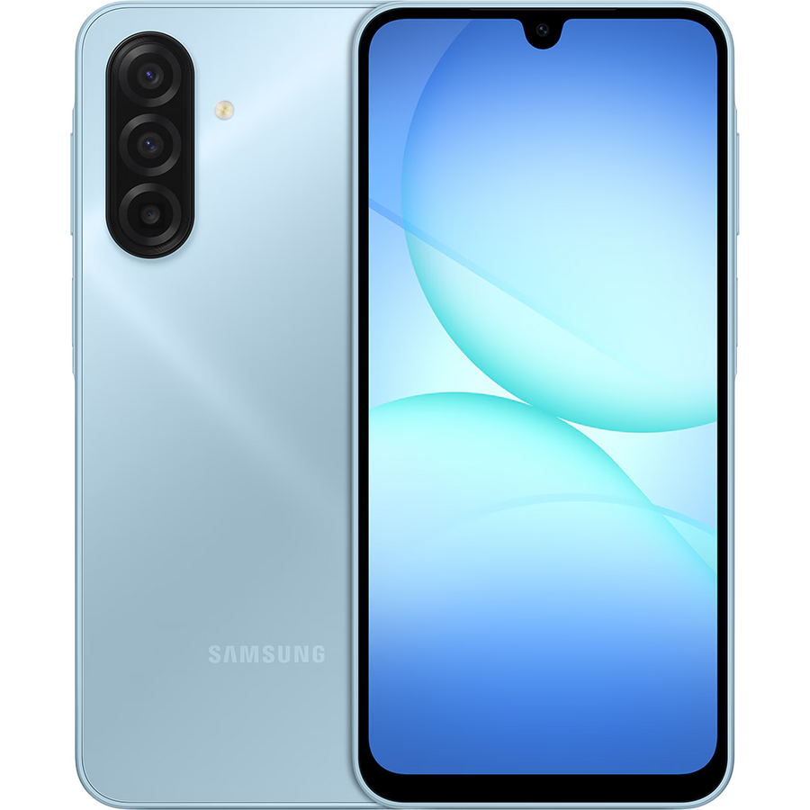 Smartphone Samsung Galaxy A17, 4G Edition, 256GB, 8GB RAM, Dual SIM, 4-Camere, Light Blue - imagine 2