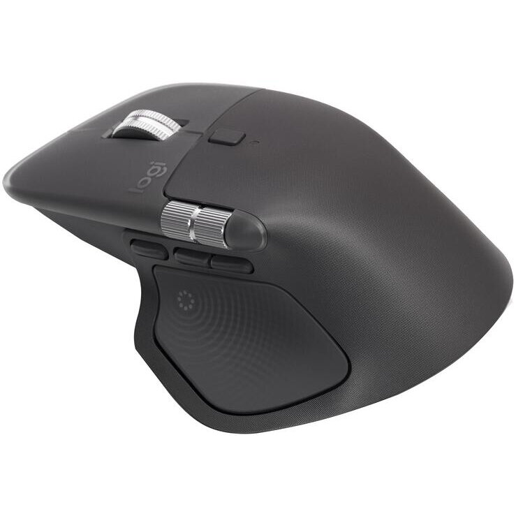 Mouse MX Master 4 - 8K DPI MagSpeed Scrolling Logi Bolt Receiver, Bluetooth Graphite