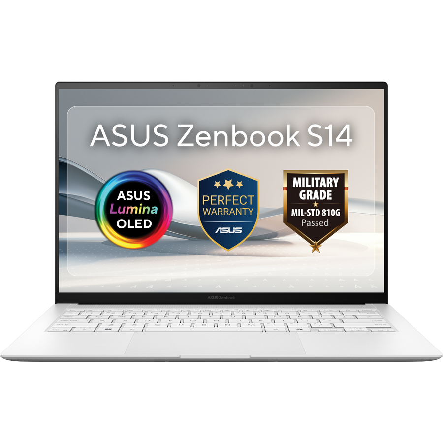 Laptop ZenBook S14 OLED UX5406AA-SU053W Ultra 9-386H 14inch 3K 32GB 1TB Windows 11 Home Alb