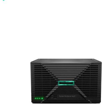 Server ProLiant MicroServer Gen11 6325P 3.5GHz 4c 1P 1x32GB-U 4LFF-NHP 2x4TB HDD 1x180W PS EU Server Negru